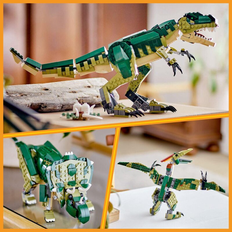 LEGO Creator 3-in-1 T. Rex Dinosaur 31151 Building Kit (626 pieces) - Image 4