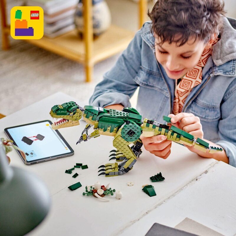 LEGO Creator 3-in-1 T. Rex Dinosaur 31151 Building Kit (626 pieces) - Image 6