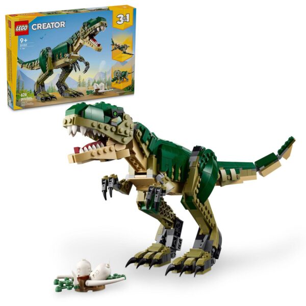 LEGO Creator 3-in-1 T. Rex Dinosaur 31151 Building Kit (626 pieces)