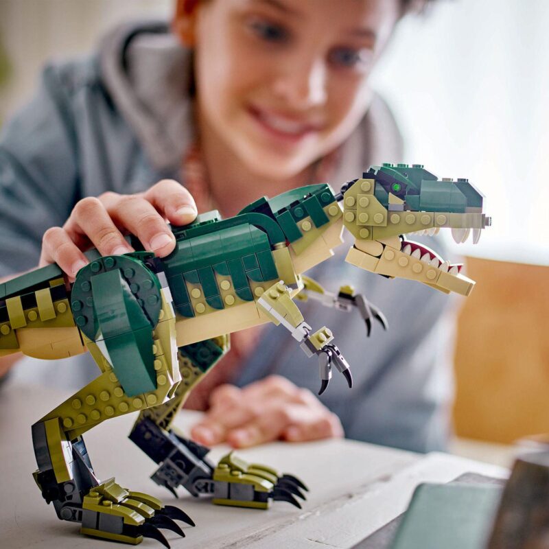 LEGO Creator 3-in-1 T. Rex Dinosaur 31151 Building Kit (626 pieces) - Image 5