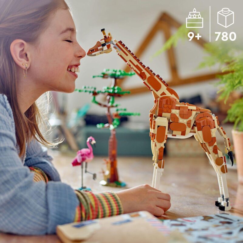 LEGO Creator 3 in 1 Wild Safari Animals Set, Giraffe, Gazelles or Lion Toy 31150 - Image 3