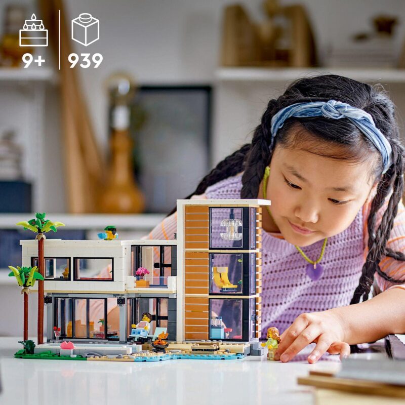 LEGO Creator 3-in-1 Modern House 31153 Building Kit (939 pieces) - Image 3