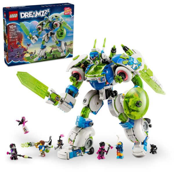 LEGO DREAMZzz Mateo and Z-Blob the Knight Battle Mech Space Ship Toy 71485 Building Kit (1333 Pieces)