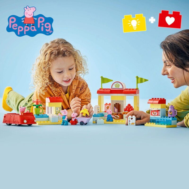 LEGO DUPLO Peppa Pig Supermarket 10434 Building Kit (70 pieces) - Image 2