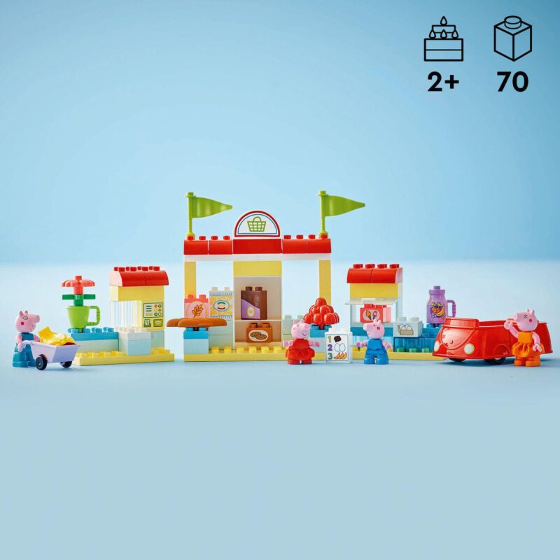 LEGO DUPLO Peppa Pig Supermarket 10434 Building Kit (70 pieces) - Image 4