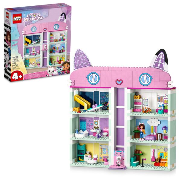 LEGO Gabbys Dollhouse Building Toy Set 10788 (498 Pieces)