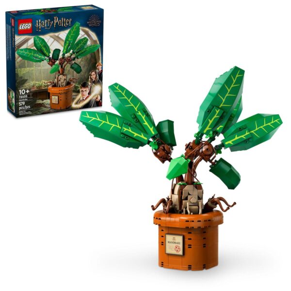 LEGO Harry Potter Mandrake Magical Plant 76433 Building Kit (579 pieces)