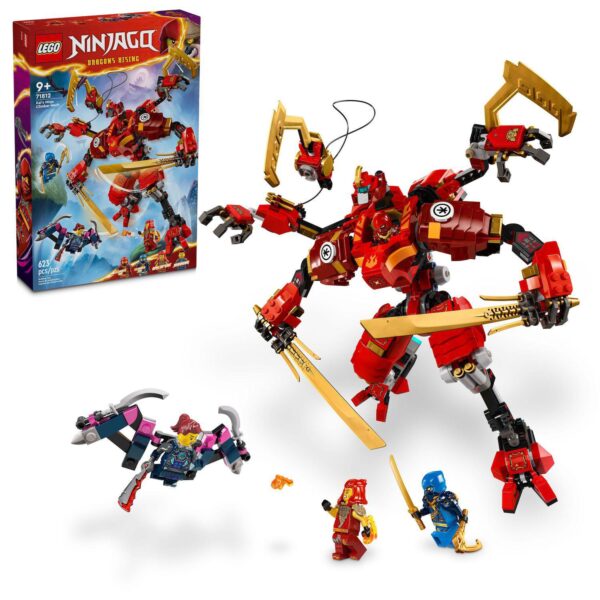 LEGO NINJAGO Kai's Ninja Climber Mech 71812 Building Kit (623 Pieces)