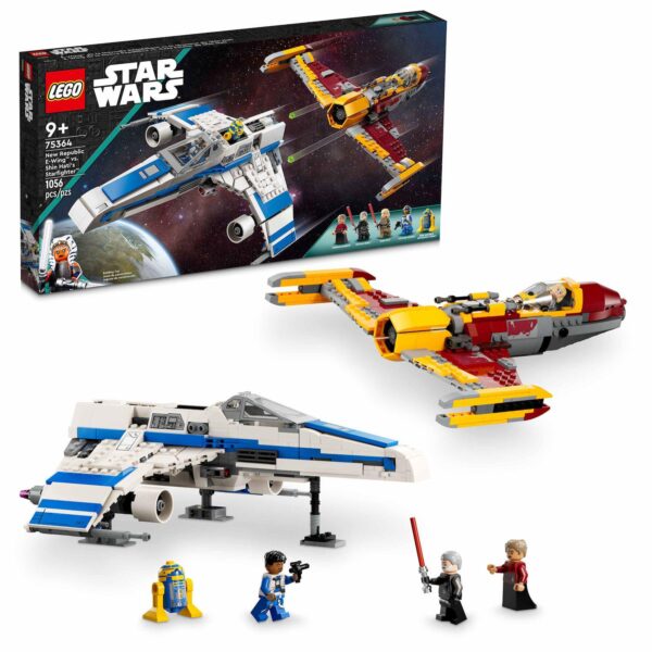 LEGO Star Wars: Ahsoka New Republic E-Wing vs. Shin Hatis Starfighter Building Toy Set 75364