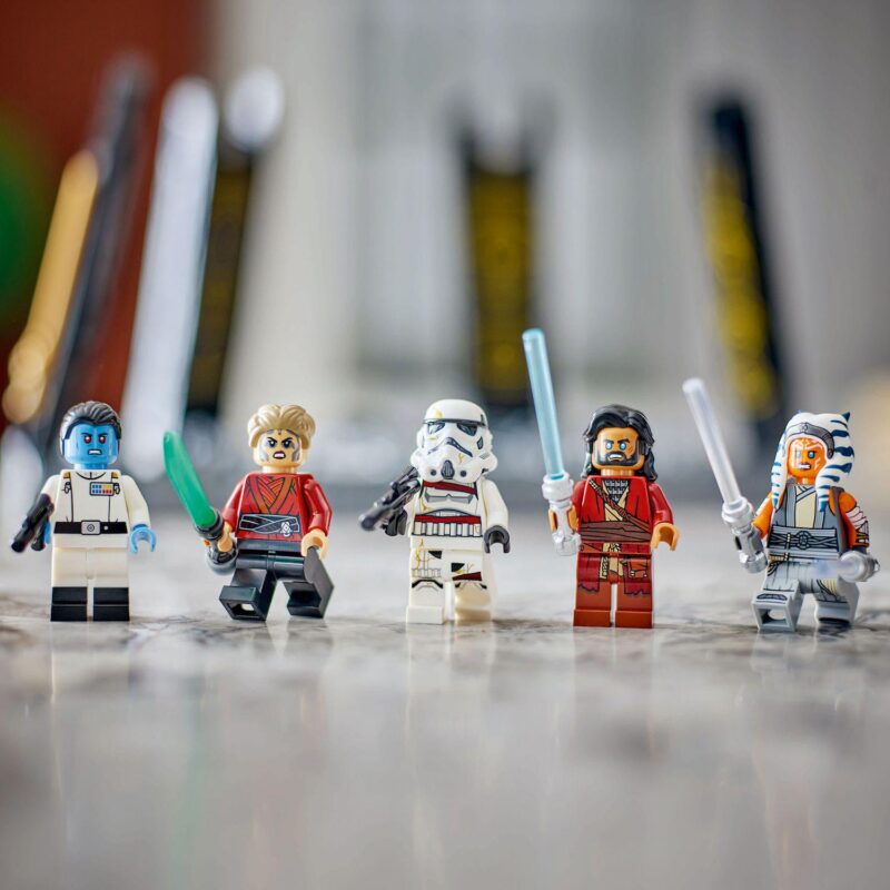 LEGO Star Wars Ahsoka Tano's Duel on Peridea Collectible 75385 Building Kit (382 Pieces) - Image 6