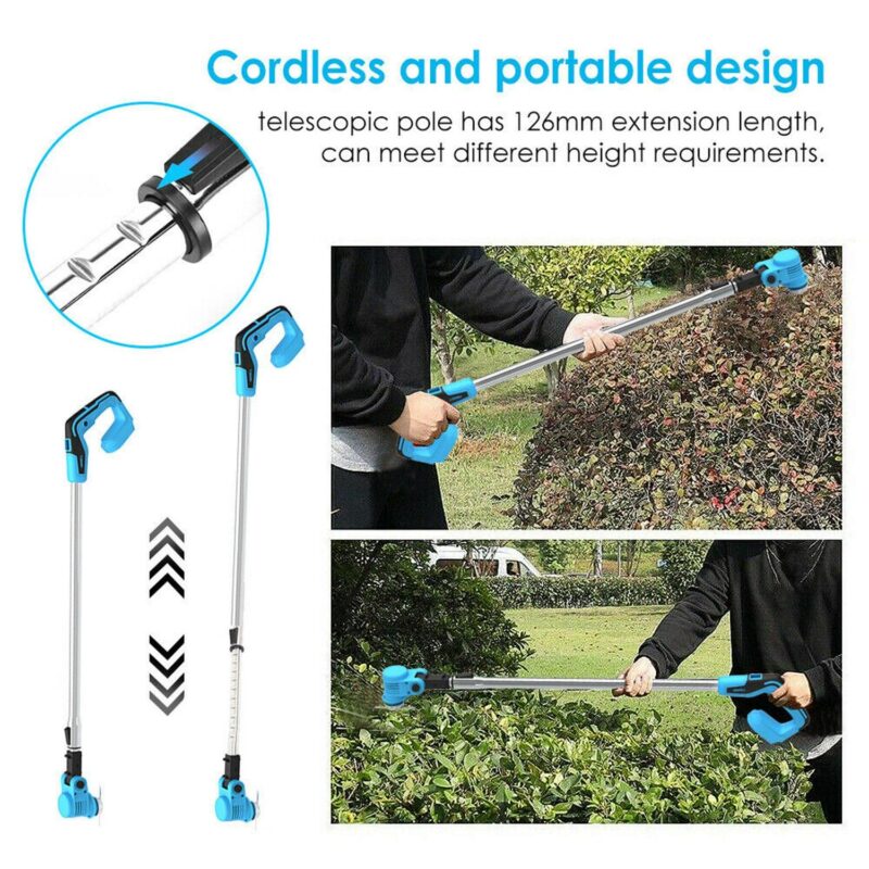 LELINTA 88V Cordless Brush Cutter, Weed Wacker Stringless Weed Eater Electric Brush Cutter Battery Powered Batteries,String Trimmer for Lawn Garden,Lightweight - Image 5