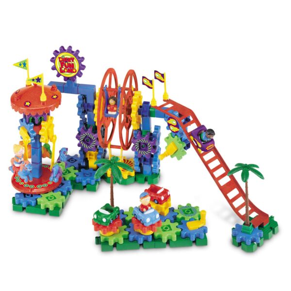 Learning Resources Gears! Gears! Gears! Dizzy Fun Land Motorized Building Set