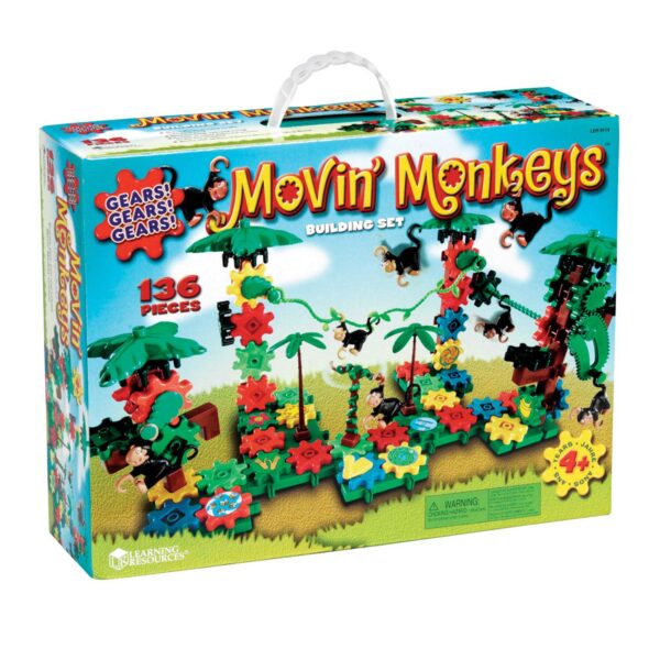 Learning Resources Gears! Gears! Gears! Movin' Monkeys Building Set