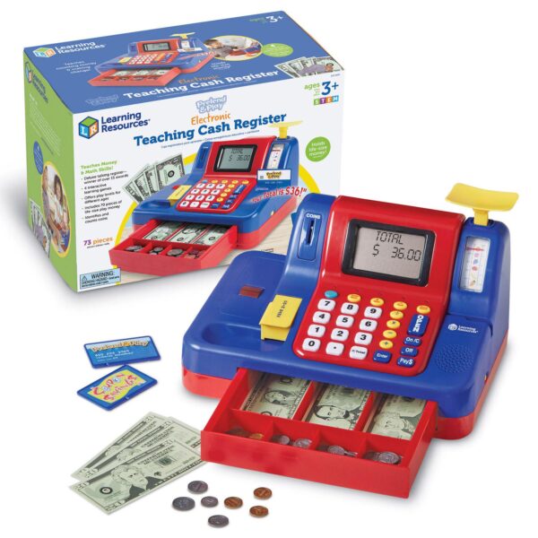 Learning Resources Pretend and Play Teaching Cash Register