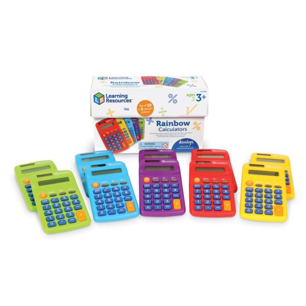 Learning Resources Rainbow Calculators