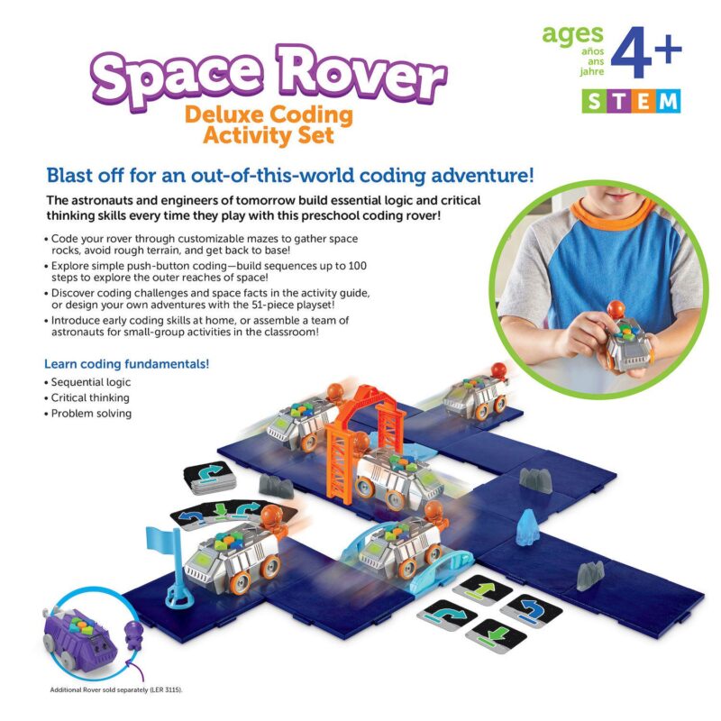 Learning Resources Space Rover Deluxe Coding Activity Set - Image 6