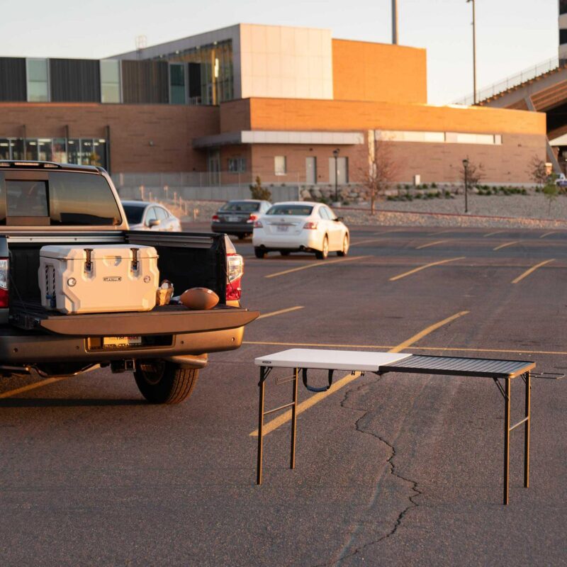 Lifetime 5 Foot Fold-in-Half Camping Folding Table, Indoor/Outdoor, Pumice (280875) - Image 7
