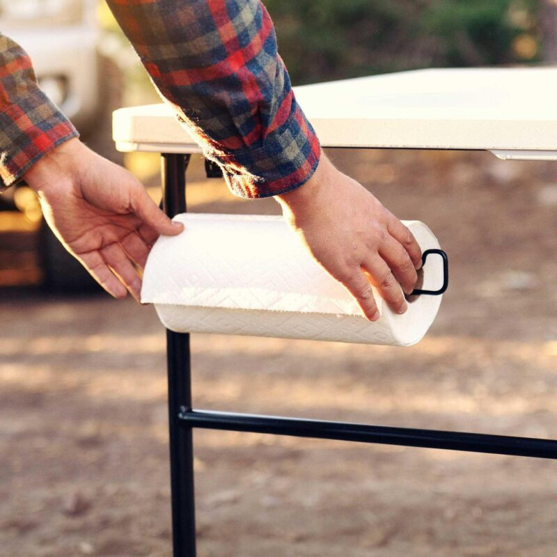 Lifetime 5 Foot Fold-in-Half Camping Folding Table, Indoor/Outdoor, Pumice (280875) - Image 19