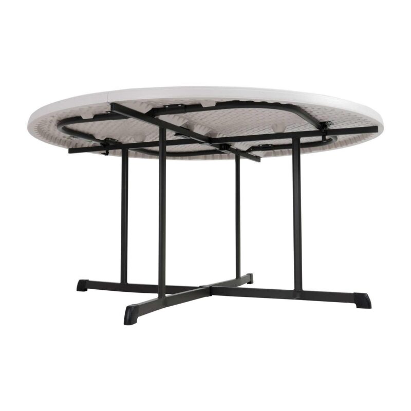 Lifetime 60 inch Round Folding Table, Indoor/Outdoor Commercial Grade, Almond (80806) - Image 15