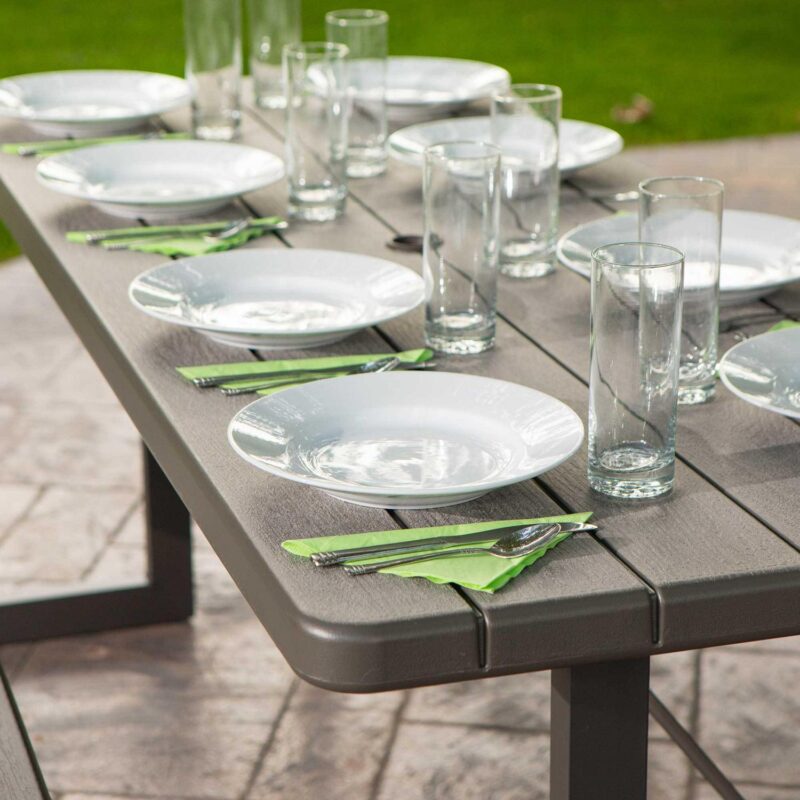 Lifetime 6-Foot Craftsman Outdoor Polyethylene Folding Picnic Table - Image 15
