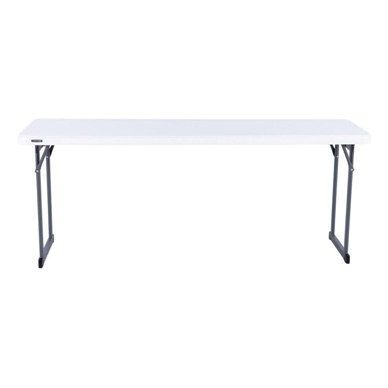 Lifetime 6 Foot Rectangle Seminar Table, Indoor/Outdoor Commercial Grade, White (80929) - Image 7