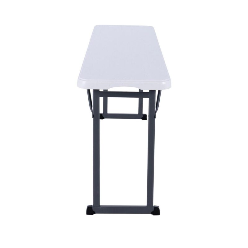 Lifetime 6 Foot Rectangle Seminar Table, Indoor/Outdoor Commercial Grade, White (80929) - Image 6