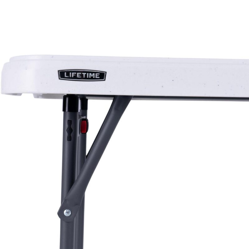Lifetime 6 Foot Rectangle Seminar Table, Indoor/Outdoor Commercial Grade, White (80929) - Image 8