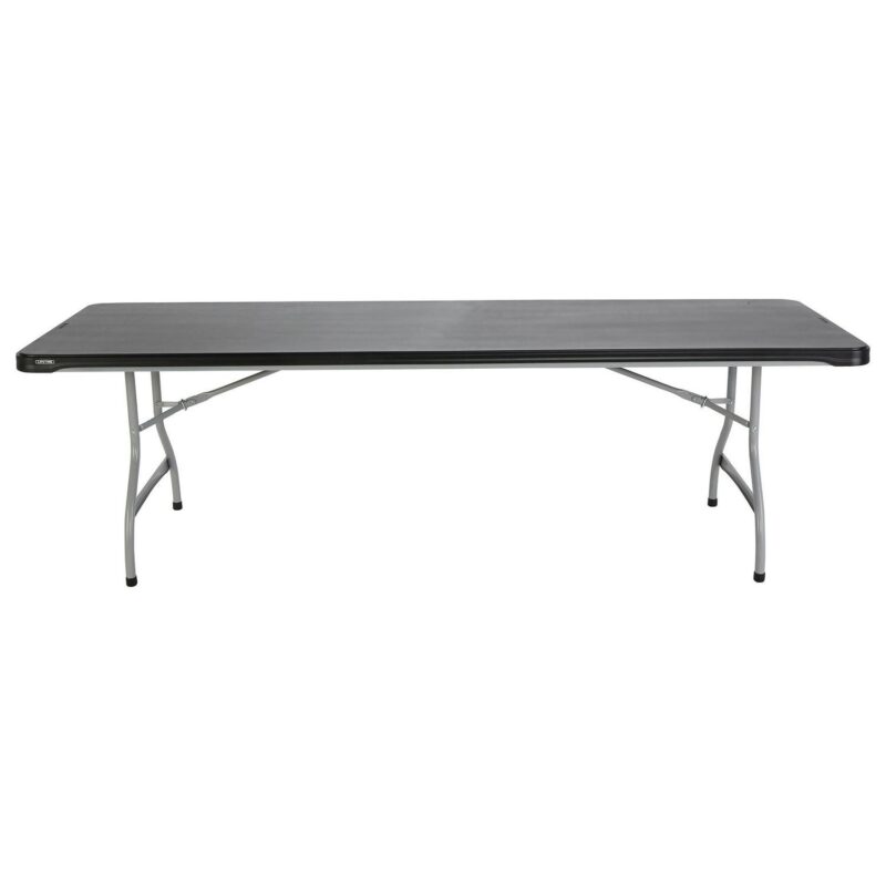 Lifetime 8 Foot Nesting Rectangle Table, Indoor/Outdoor Commercial Grade, Black (280462) - Image 10