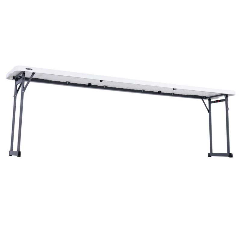 Lifetime 8 Foot Seminar Rectangle Table, Indoor/Outdoor Commercial Grade, White Granite, (80930) - Image 4