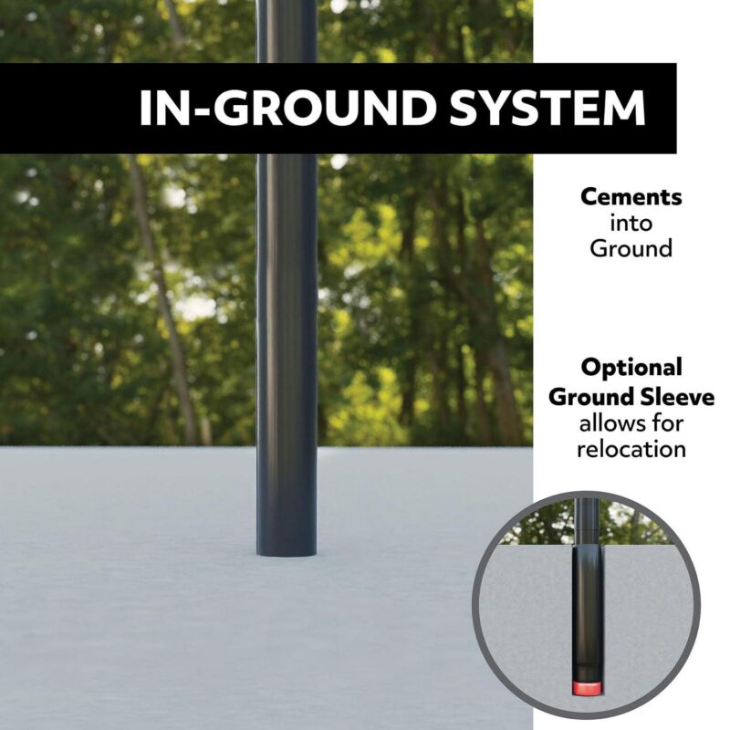 Lifetime Adjustable Inground Basketball Hoop, 44 inch Polycarbonate (1008) - Image 9