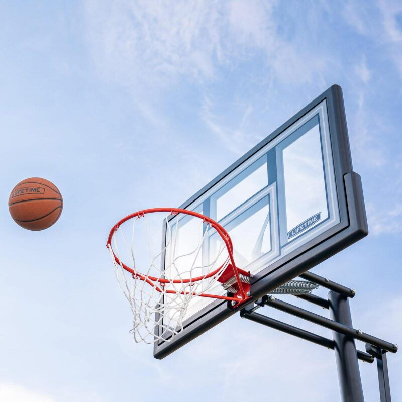 Lifetime Adjustable Inground Basketball Hoop, 50 inch Polycarbonate (1084) - Image 10