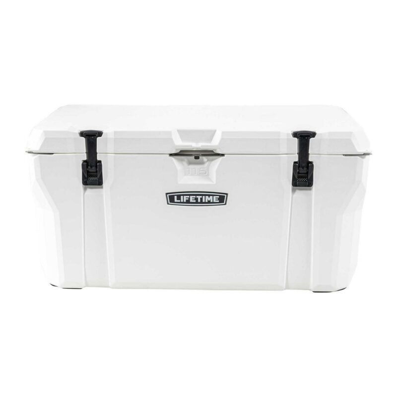 Lifetime New 115 Qt. Capacity High Performance Polyethylene Cooler, Arctic White (91108)