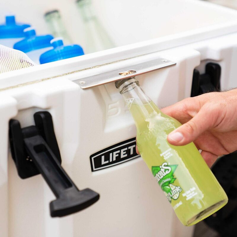 Lifetime New 55 Qt. Capacity High Performance Polyethylene Cooler with Wheels, Arctic White (91072) - Image 14
