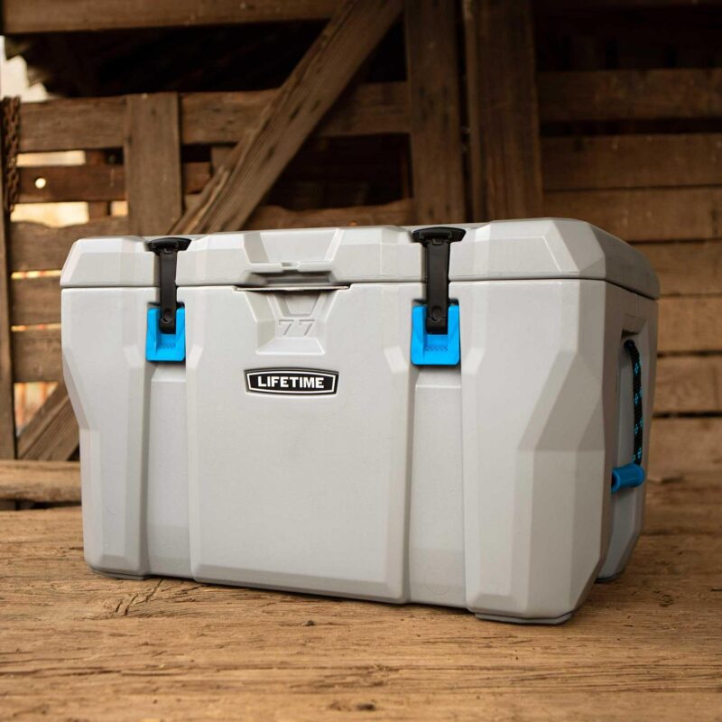 Lifetime New 77 Qt. Capacity High Performance Polyethylene Cooler, Light Gray (90903) - Image 8