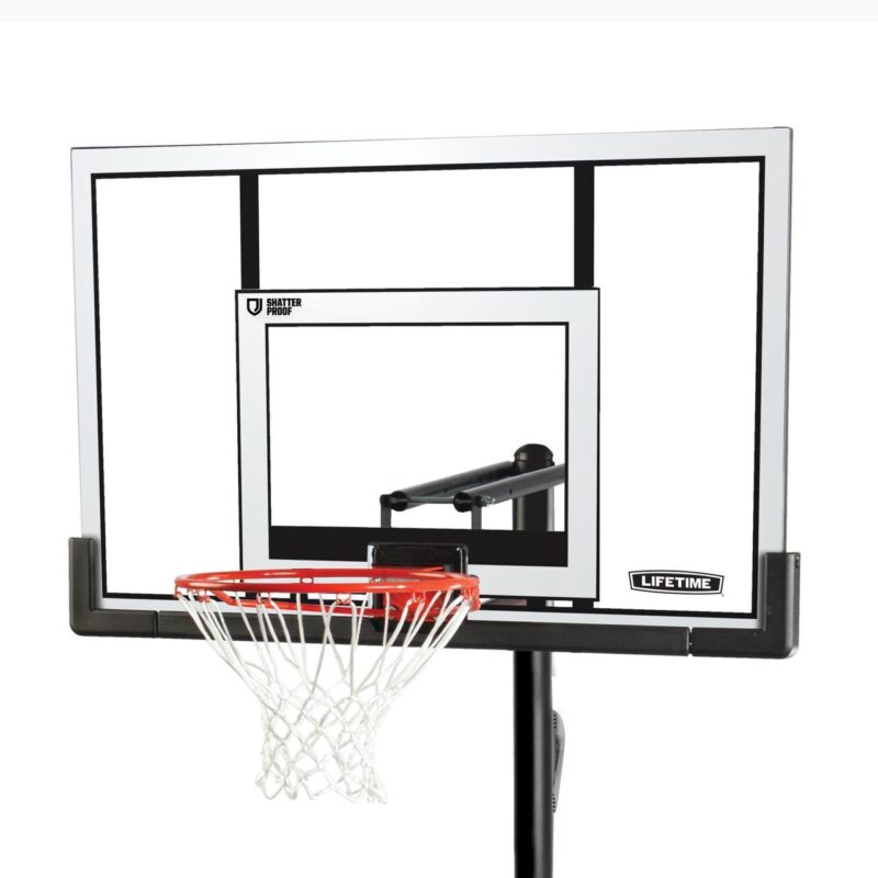 Lifetime New Adjustable Portable Basketball Hoop, 52 inch Polycarbonate (90176) - Image 2