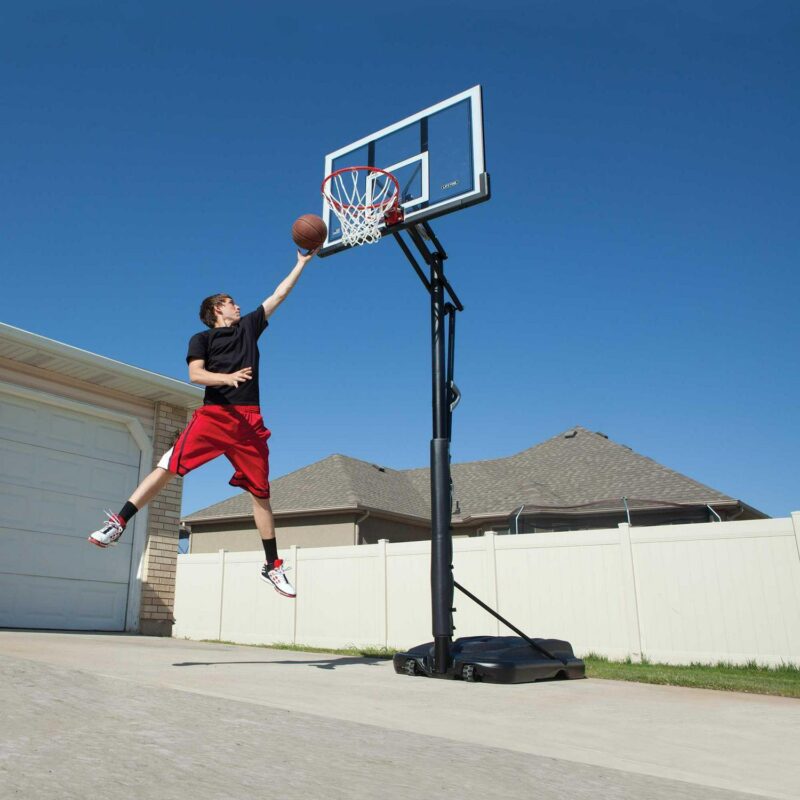 Lifetime New Adjustable Portable Basketball Hoop, 52 inch Polycarbonate (90176) - Image 9