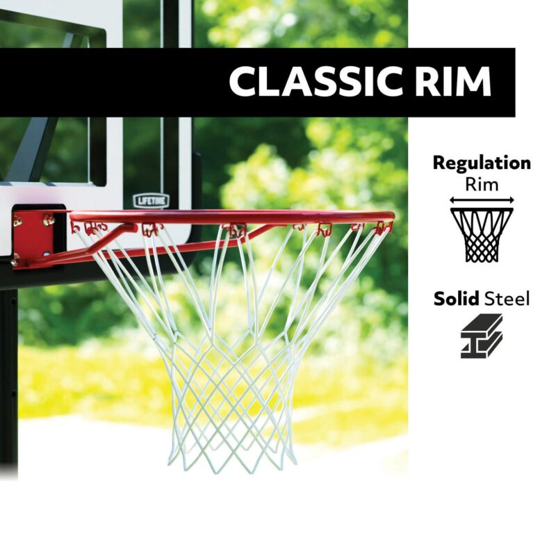 Lifetime New Adjustable Portable Basketball Hoop (44-inch ImpactA ) - 90759 - Image 5