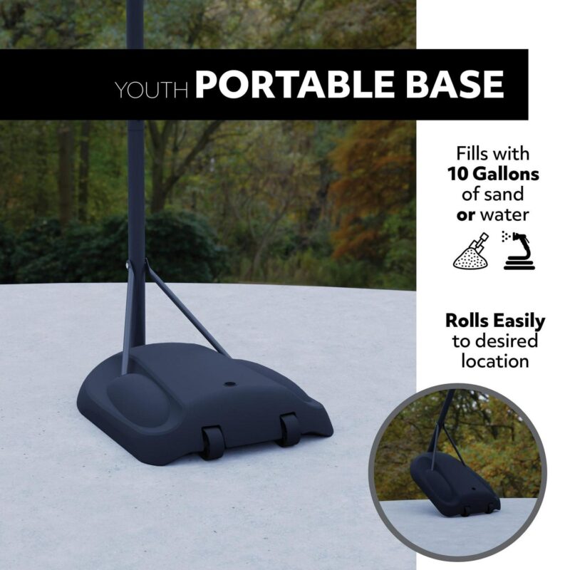 Lifetime New Adjustable Youth Portable Basketball Hoop (30- inch Polycarbonate) - 91115 - Image 4