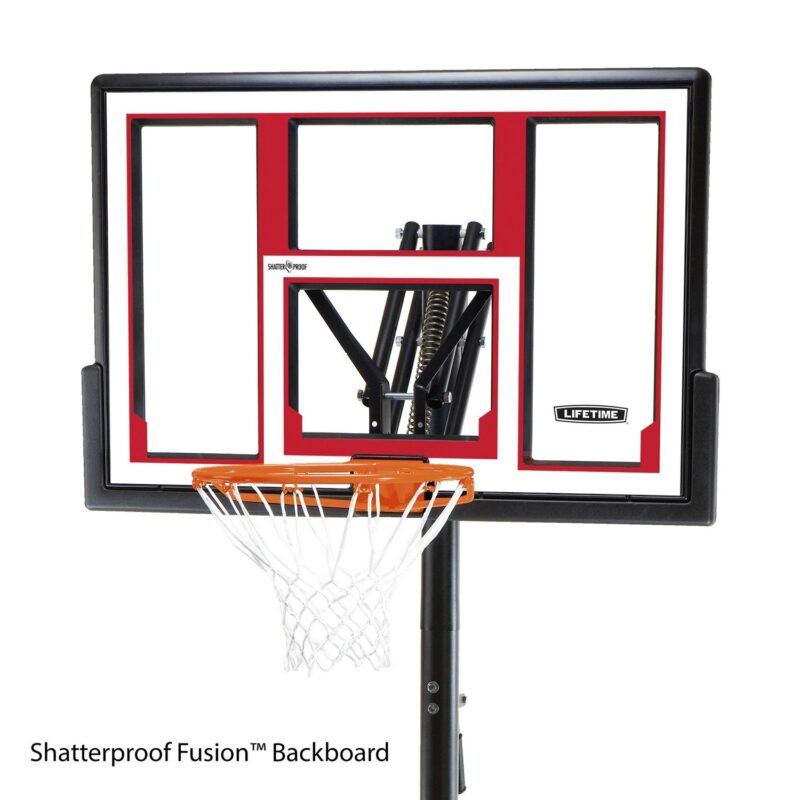 Lifetime New Adjustable Portable Basketball Hoop, 48 inch Polycarbonate (90491) - Image 17