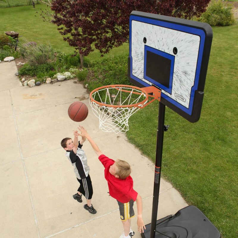 Lifetime New Adjustable Portable Basketball Hoop, 44 inch HDPE Plastic ImpactA (1221) - Image 10