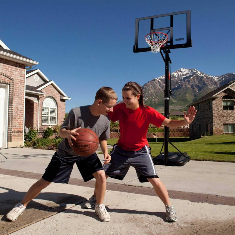 Lifetime New Adjustable Portable Basketball Hoop (52 inch Polycarbonate) - 71286 - Image 9