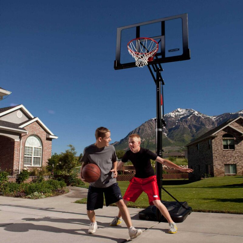 Lifetime New Adjustable Portable Basketball Hoop (52 inch Polycarbonate) - 71286 - Image 10