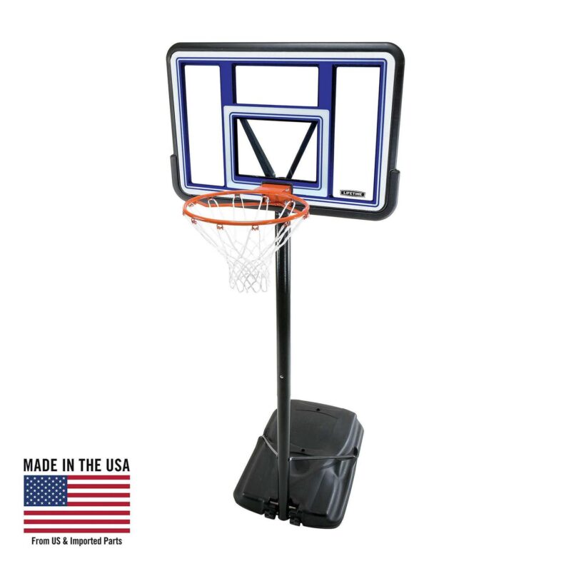 Lifetime New Adjustable Portable Basketball Hoop (44-inch Polycarbonate) - 90073