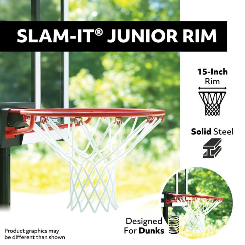 Lifetime New Adjustable Youth Portable Basketball Hoop (30- inch Polycarbonate) - 91115 - Image 2