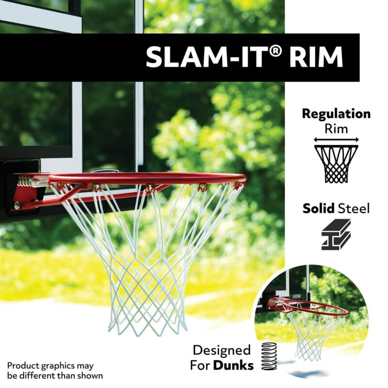 Lifetime New Adjustable Portable Basketball Hoop (50-inch Polycarbonate) - 1529 - Image 5