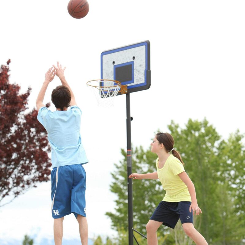 Lifetime New Adjustable Portable Basketball Hoop, 44 inch HDPE Plastic ImpactA (1221) - Image 9
