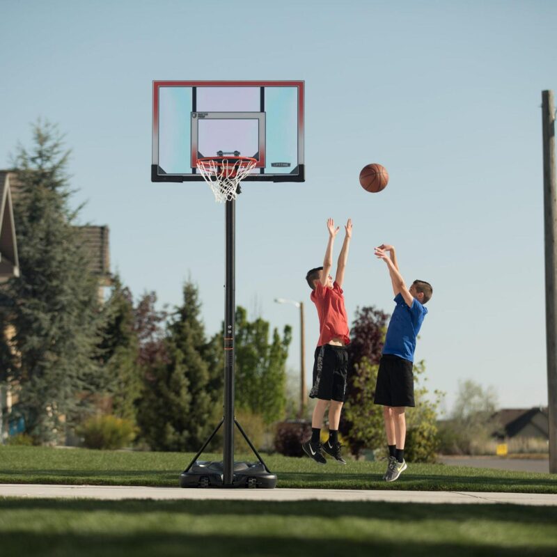 Lifetime New Adjustable Portable Basketball Hoop (50-inch Polycarbonate) - 71566 - Image 11