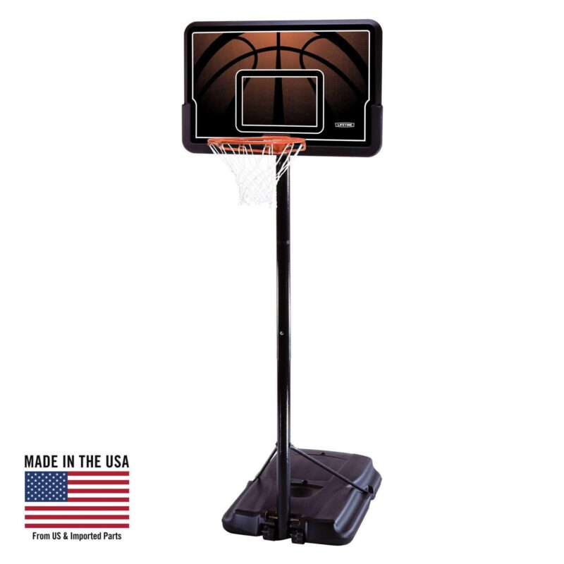 Lifetime New Adjustable Portable Basketball Hoop 44-inch ImpactA - 90040