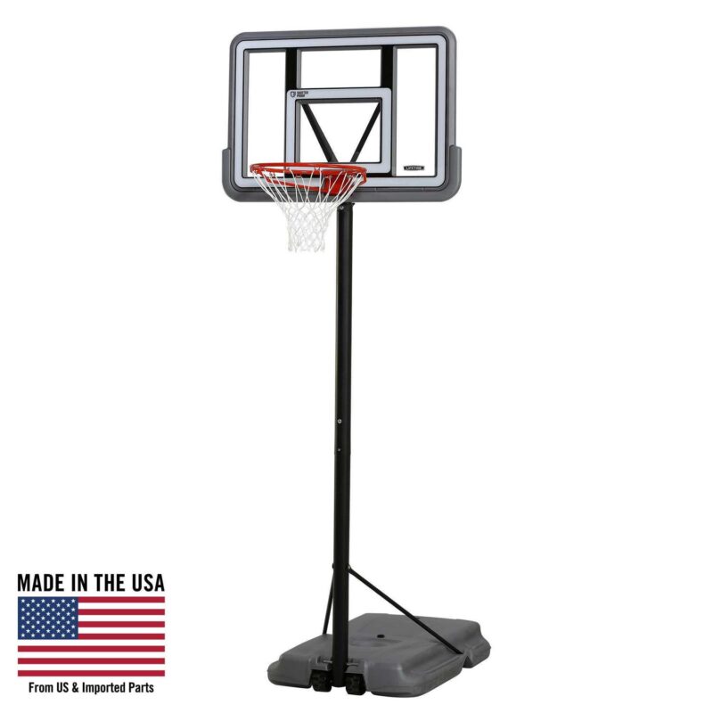 Lifetime New Adjustable Portable Basketball Hoop (44-inch Polycarbonate) - 90690