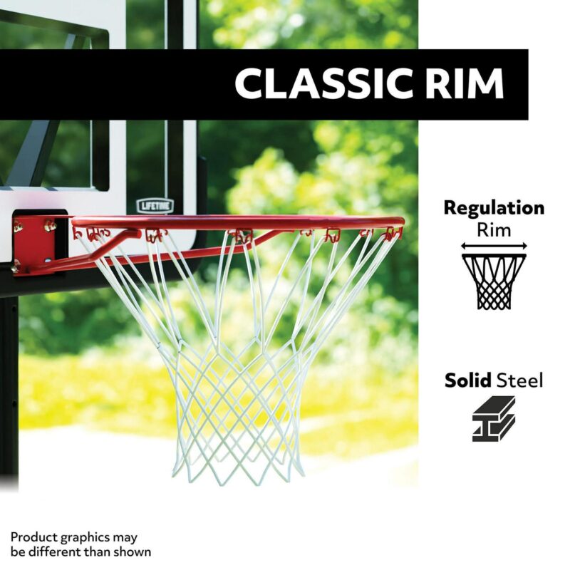 Lifetime New Adjustable Portable Basketball Hoop (44-inch Polycarbonate) - 90690 - Image 5